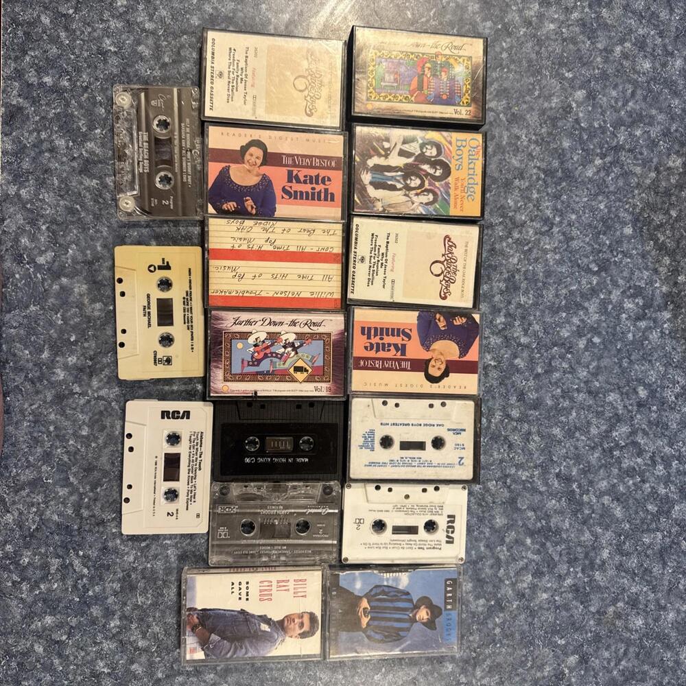 Assorted Cassette Tapes Lot Of 17